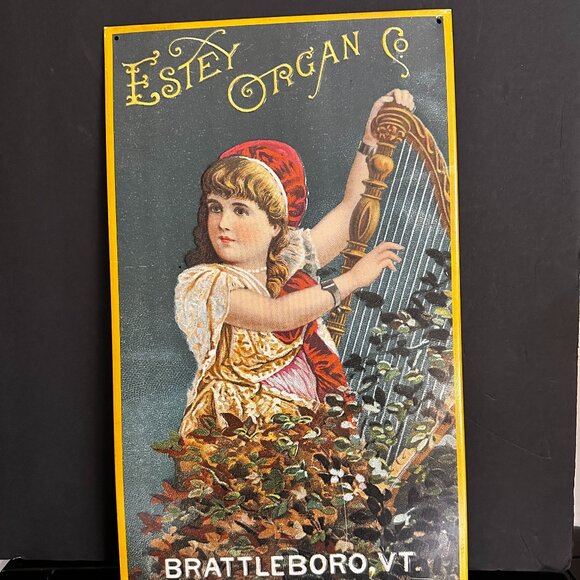 Tin Sign/Pre-Loved/Excellent Condition/10"x 16" - Picture 1 of 8